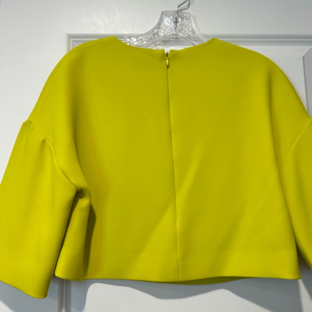 MSGM Yellow Crop Top